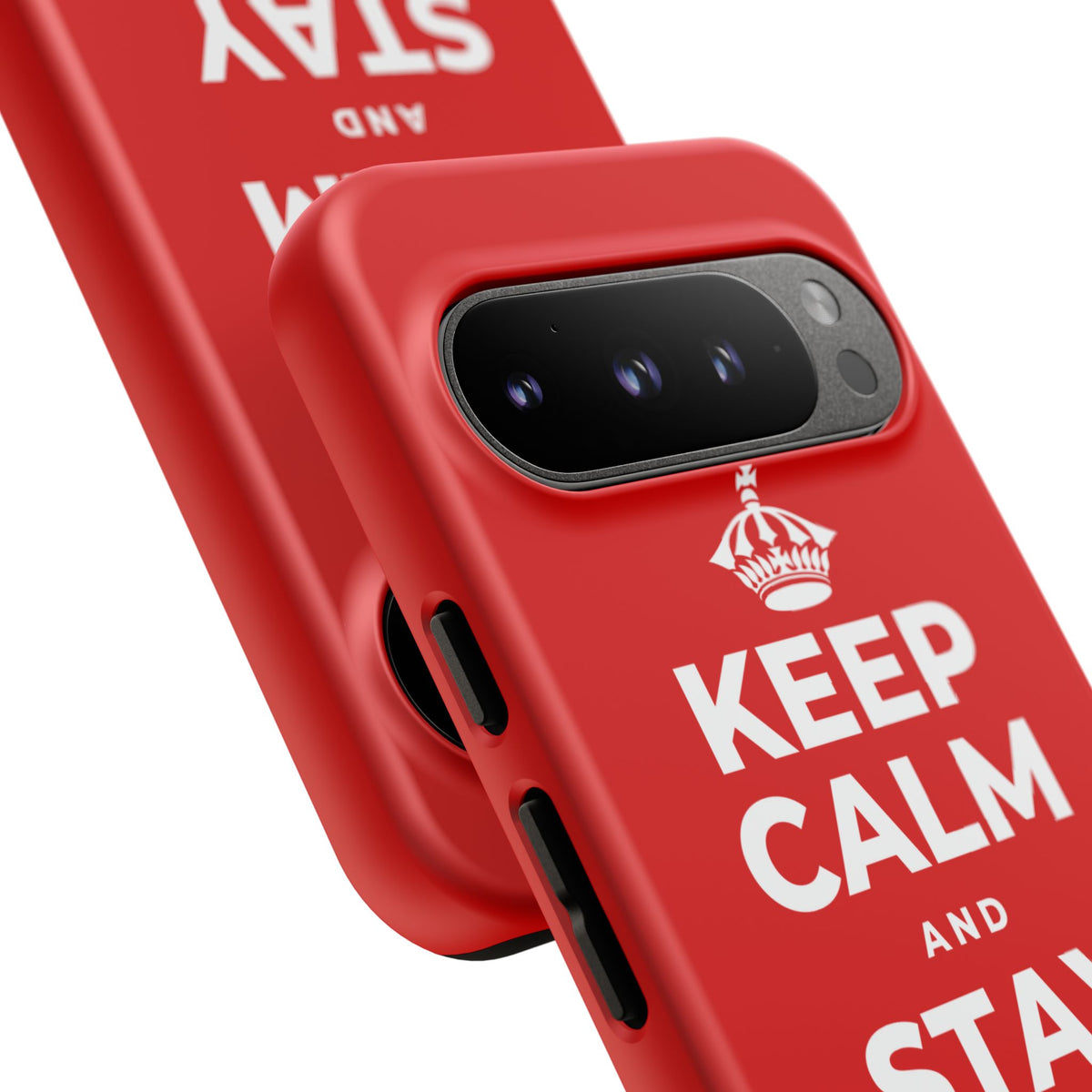 KEEP CALM AND STAY RIGHT HERE Phone Case