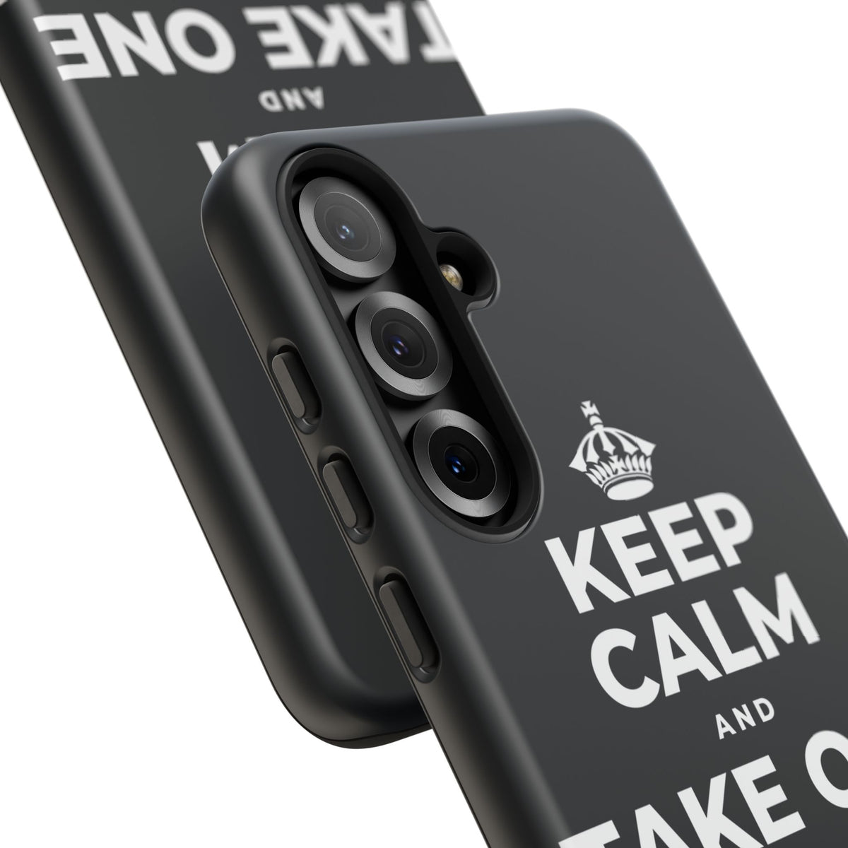 KEEP CALM AND TAKE ONE GOOD DAY AT A TIME Phone Case (Dark)