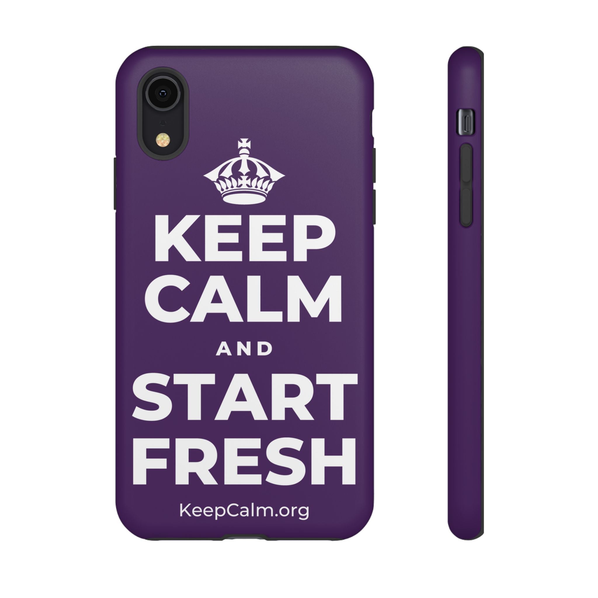 KEEP CALM AND START FRESH Phone Case
