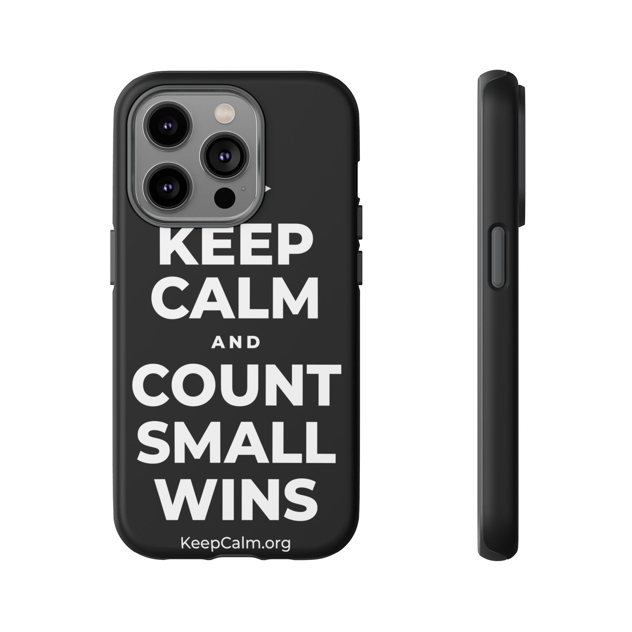 KEEP CALM AND COUNT SMALL WINS Phone Case