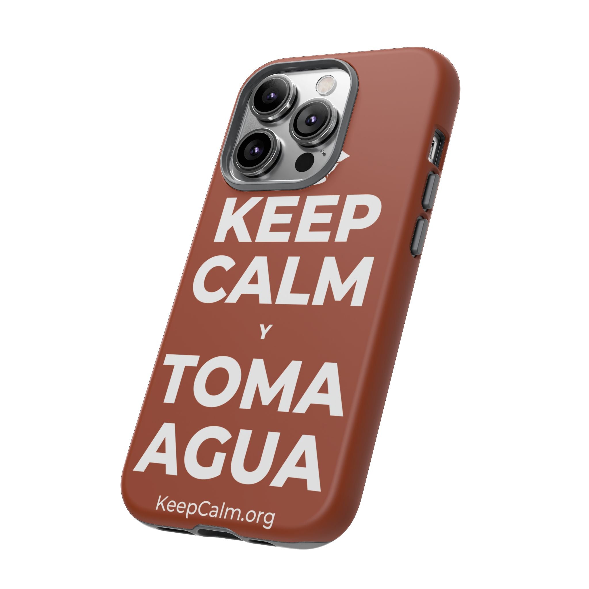 KEEP CALM Y TOMA AGUA Phone Case