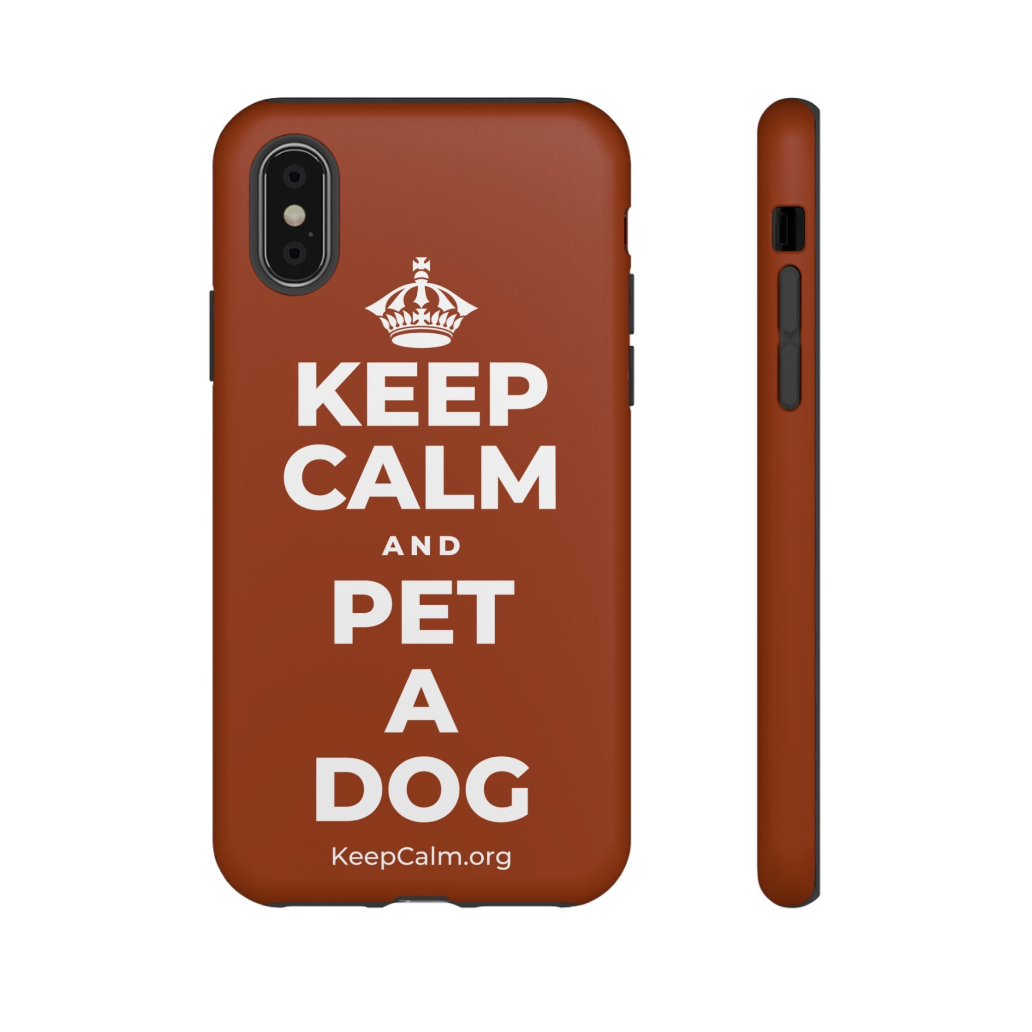 KEEP CALM AND PET A DOG Phone Case
