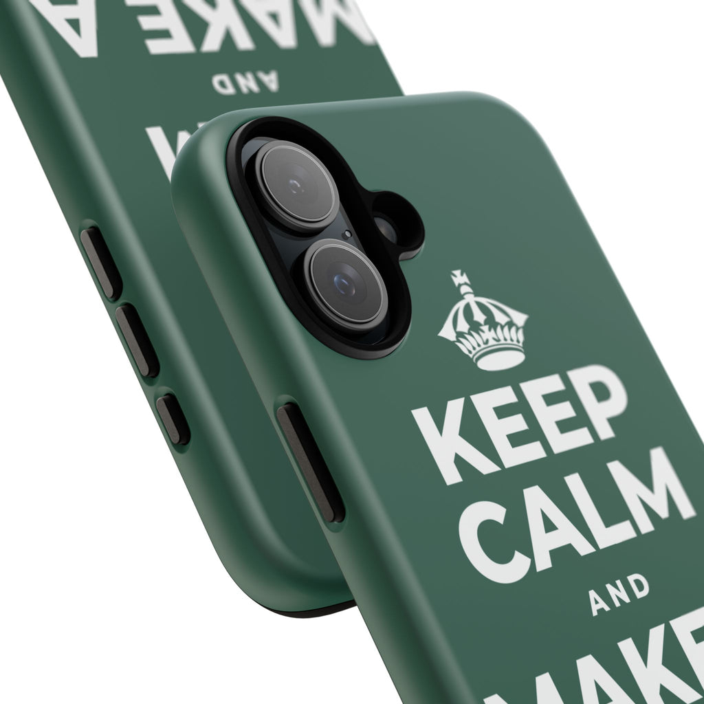 KEEP CALM AND MAKE A HAPPY MEMORY Phone Case