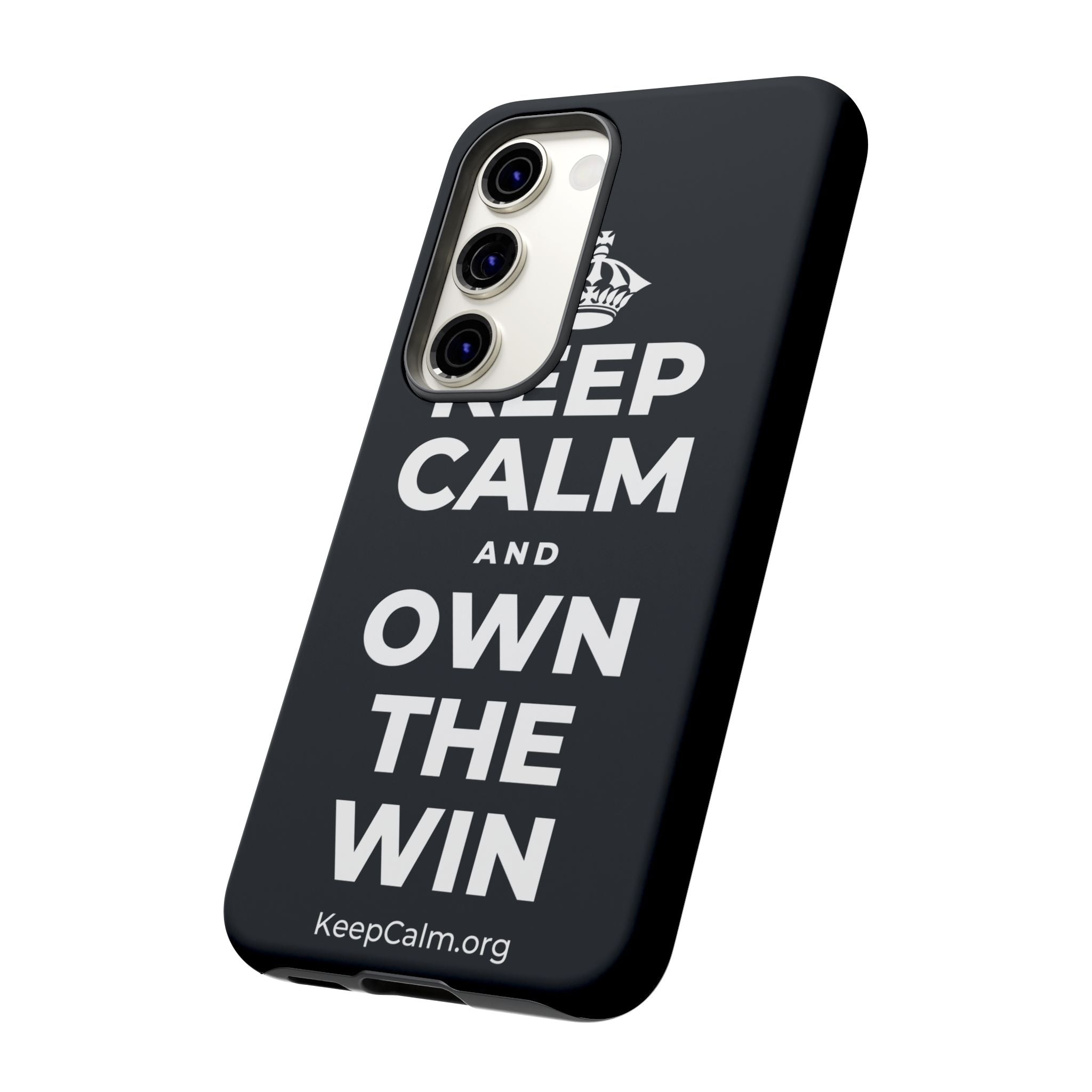 KEEP CALM AND OWN THE WIN Phone Case (Dark)