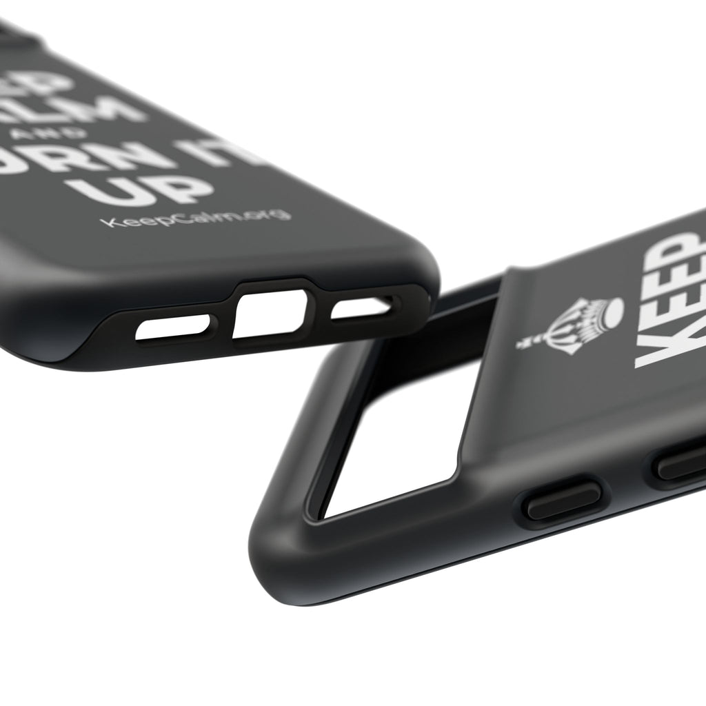 KEEP CALM AND TURN IT UP Phone Case (Dark)