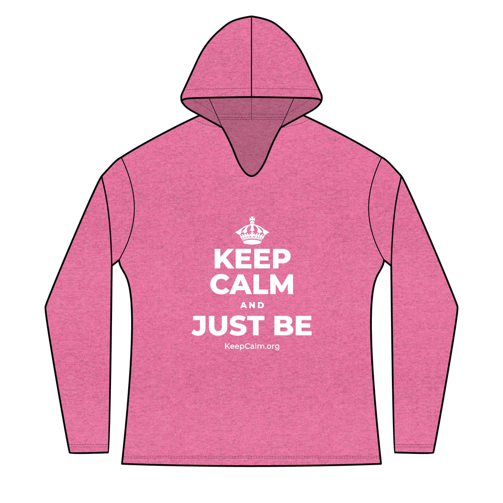 KEEP CALM AND JUST BE Women's Long Sleeve Hoodie