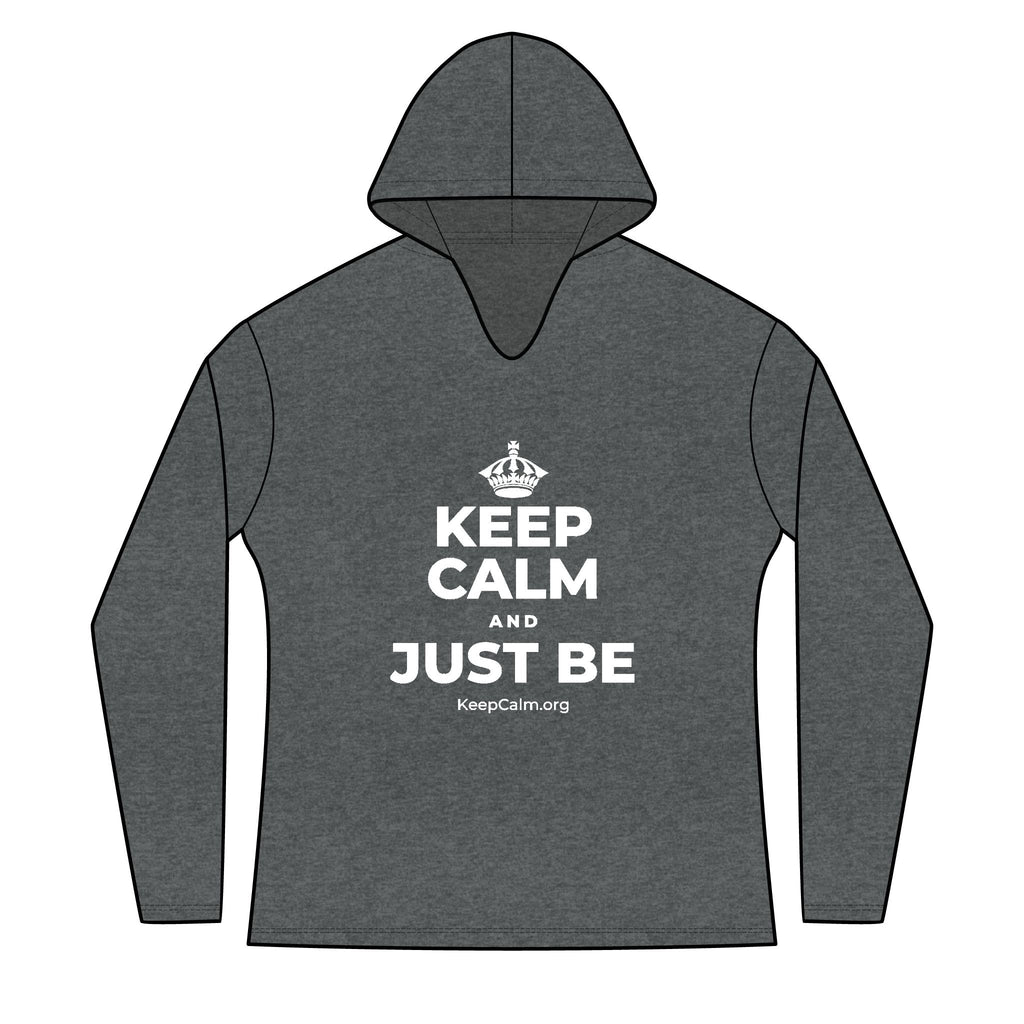 KEEP CALM AND JUST BE Women's Long Sleeve Hoodie