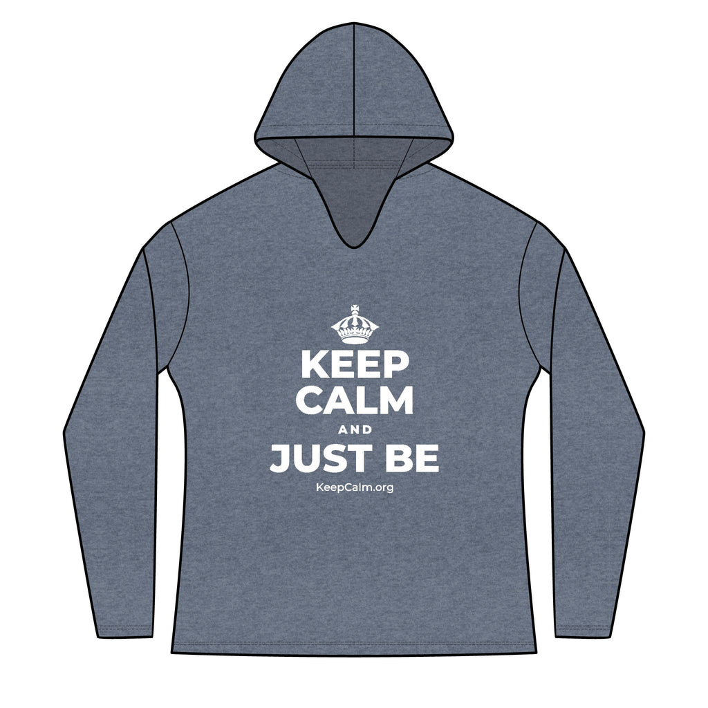 KEEP CALM AND JUST BE Women's Long Sleeve Hoodie