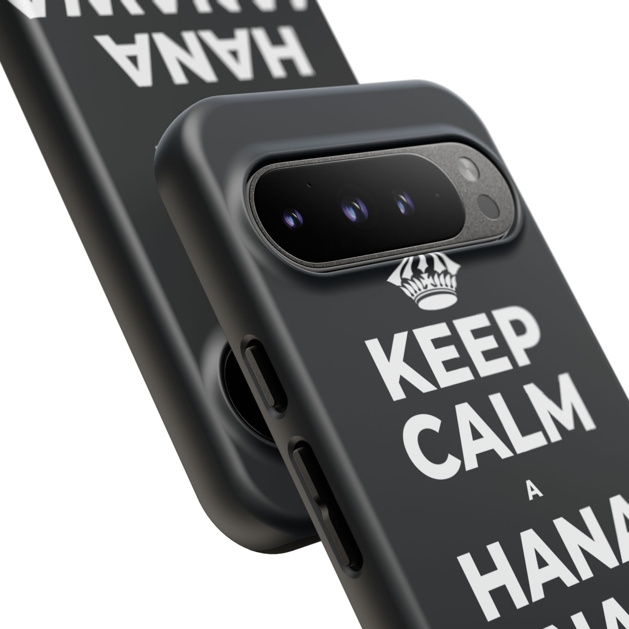 KEEP CALM A HANA MANAWA E PĀʻANI AI Phone Case (Dark)