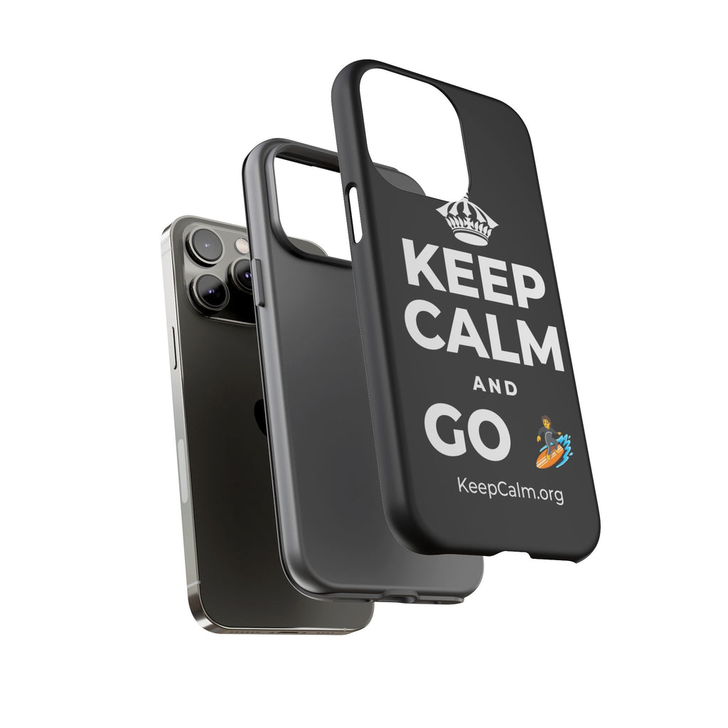 KEEP CALM AND GO 🏄 Phone Case
