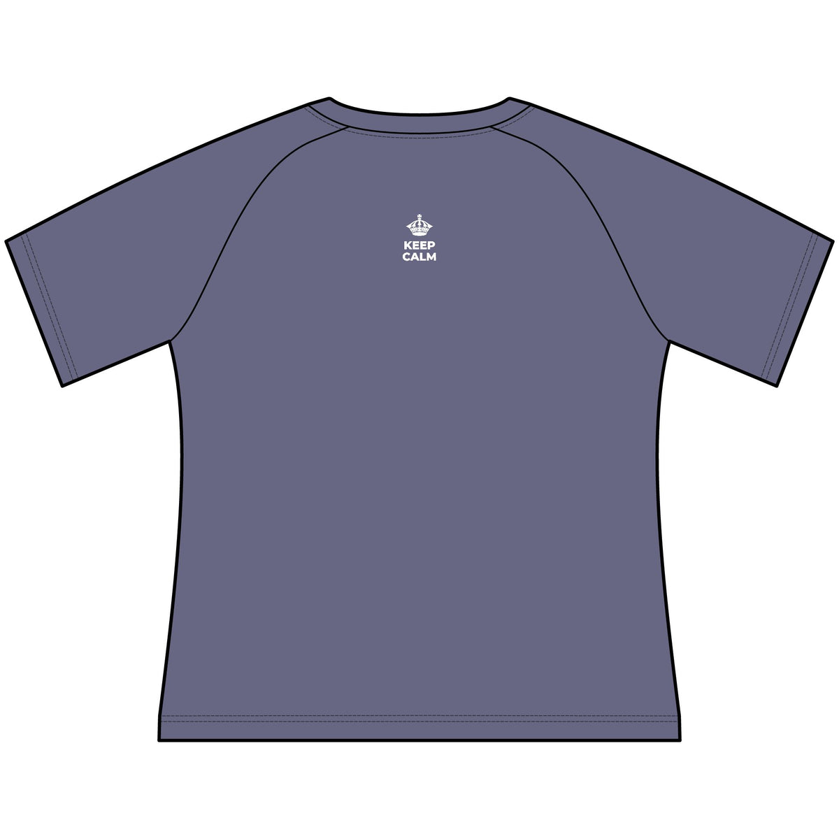 KEEP CALM AND HIGH FIVE SOMEONE Women's Raglan Tee