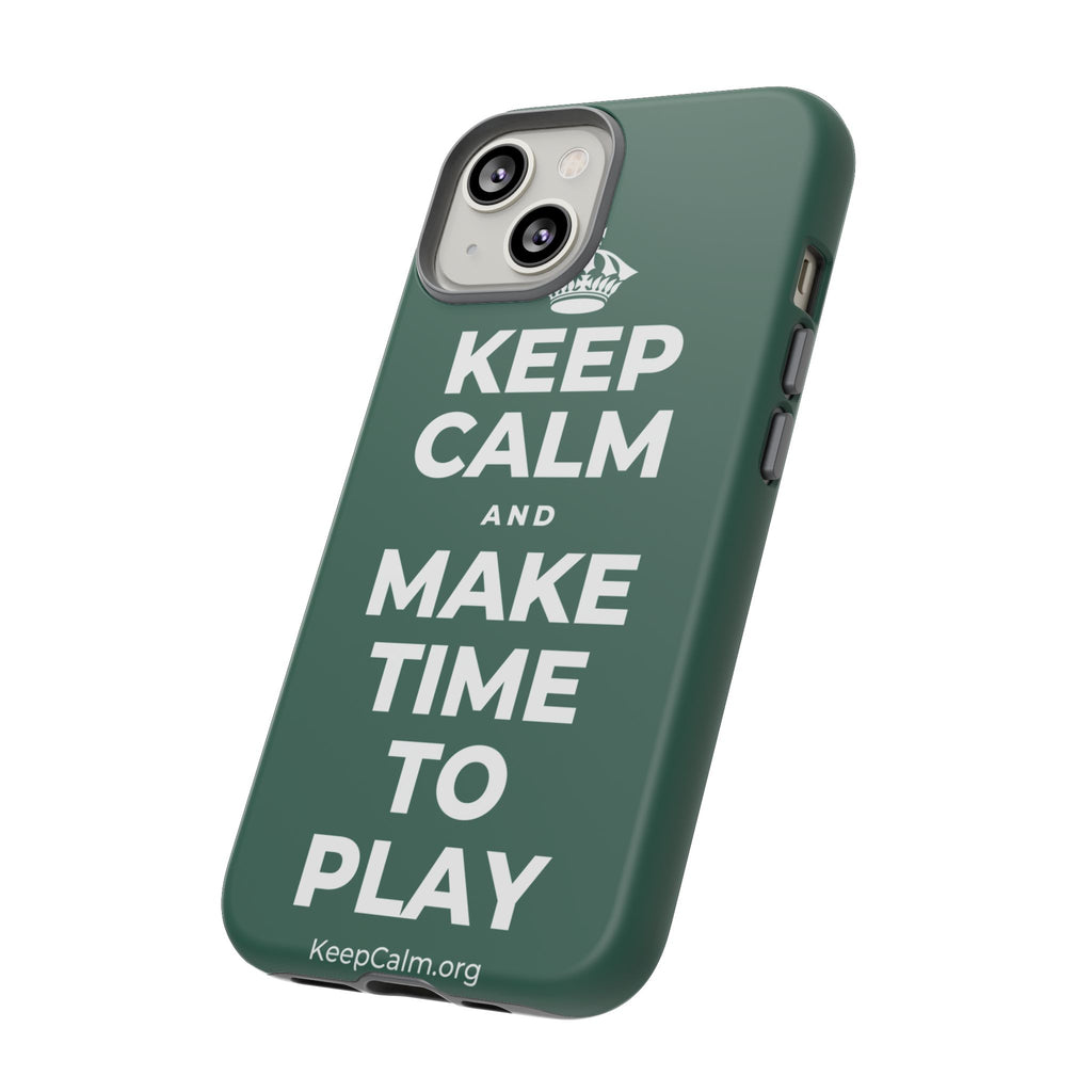 KEEP CALM AND MAKE TIME TO PLAY Phone Case