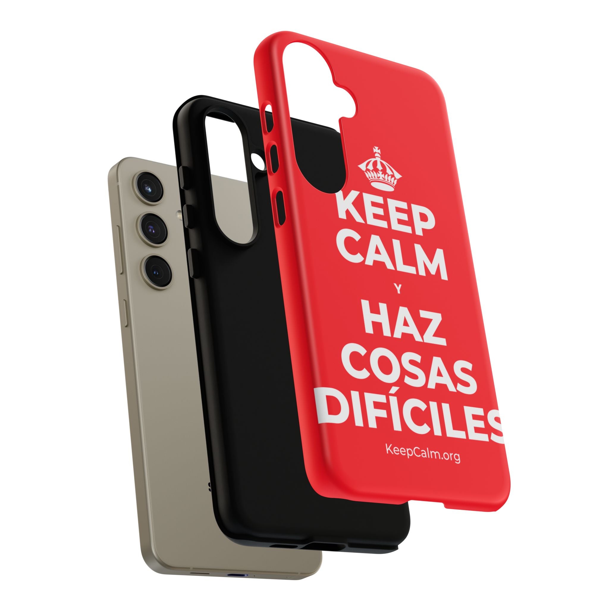 KEEP CALM Y HAZ COSAS DIFÍCILES Phone Case