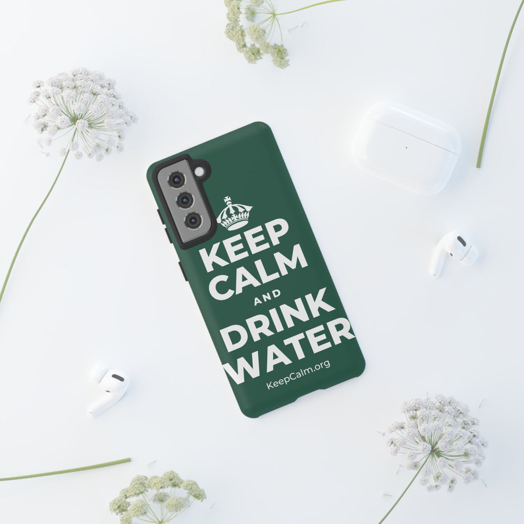 KEEP CALM AND DRINK WATER Phone Case