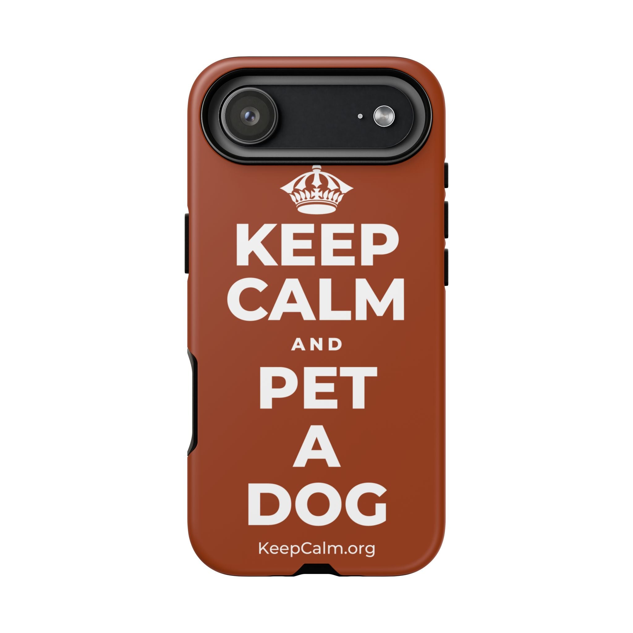 KEEP CALM AND PET A DOG Phone Case