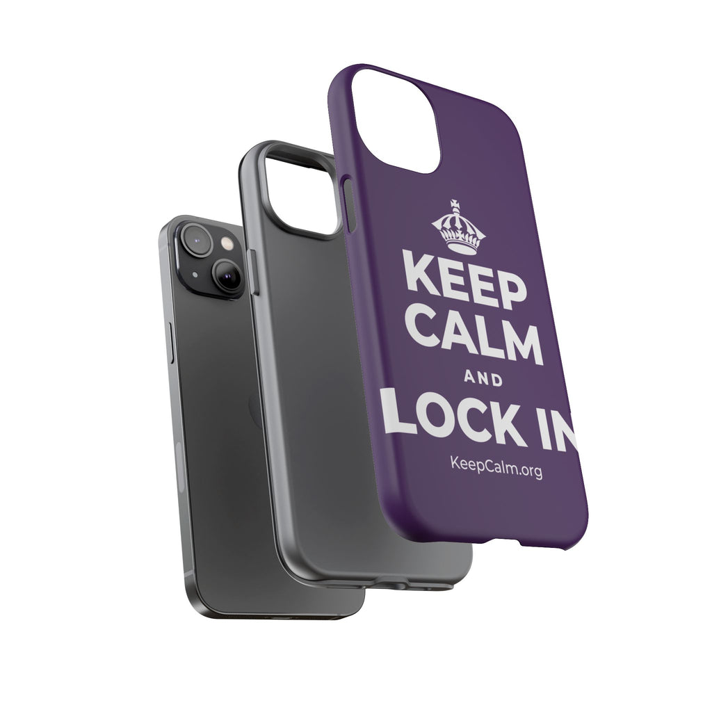 KEEP CALM AND LOCK IN Phone Case