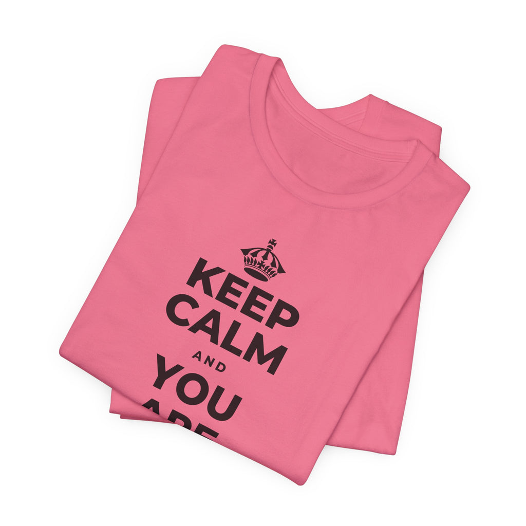 KEEP CALM AND YOU ARE DOING GREAT TODAY T-Shirt (Military Green–Autumn)