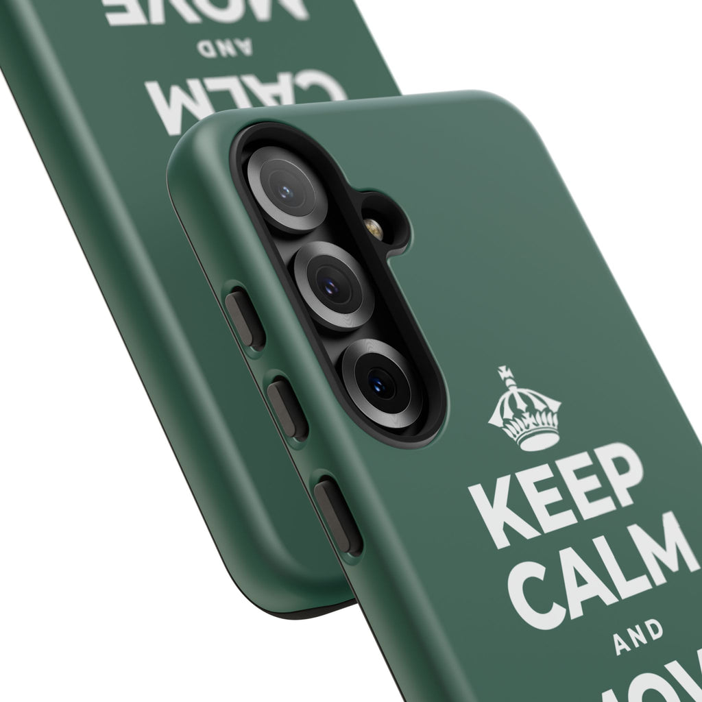 KEEP CALM AND MOVE FORWARD Phone Case