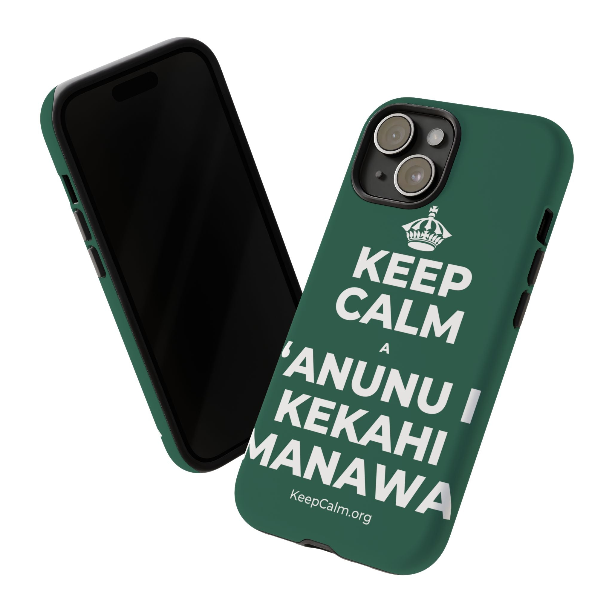 KEEP CALM A ʻANUNU I KEKAHI MANAWA Phone Case