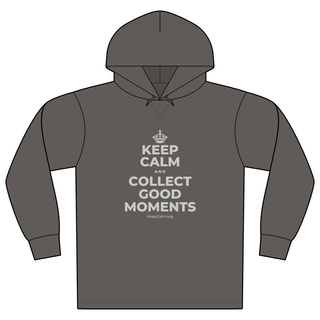 KEEP CALM AND COLLECT GOOD MOMENTS Organic Hoodie Tee