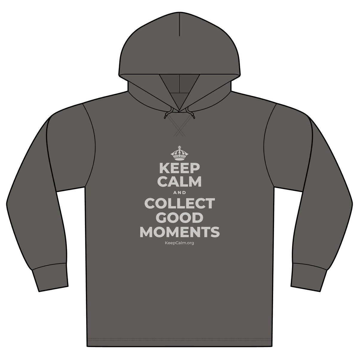 KEEP CALM AND COLLECT GOOD MOMENTS Organic Hoodie Tee