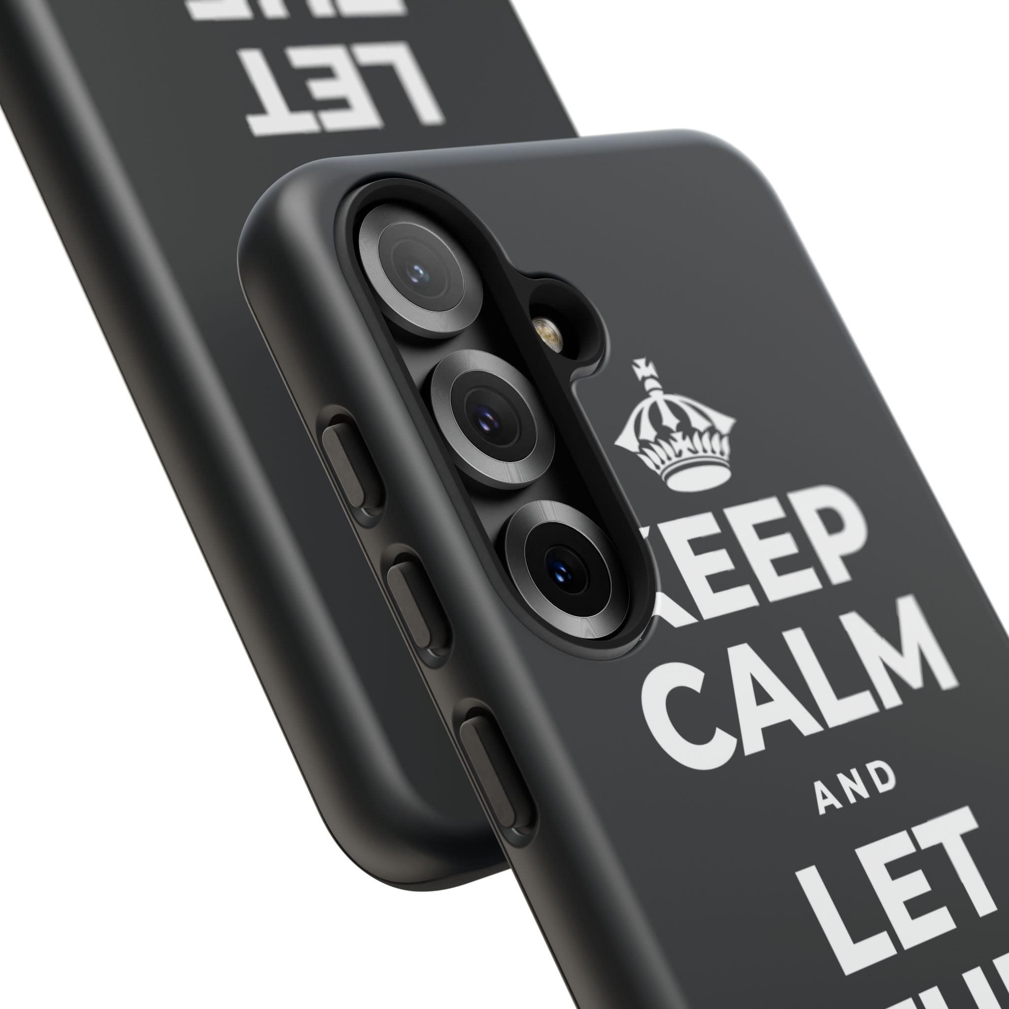 KEEP CALM AND LET THE SMILE OUT Phone Case (Dark)
