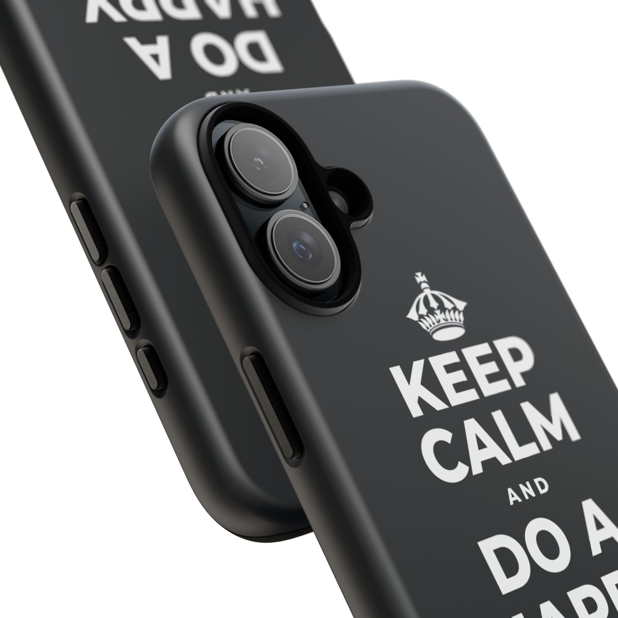 KEEP CALM AND DO A HAPPY LITTLE DANCE Phone Case (Dark)