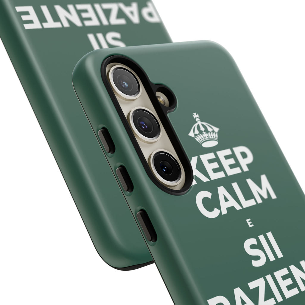 KEEP CALM E SII PAZIENTE CON LE NUOVE ABITUDINI Phone Case