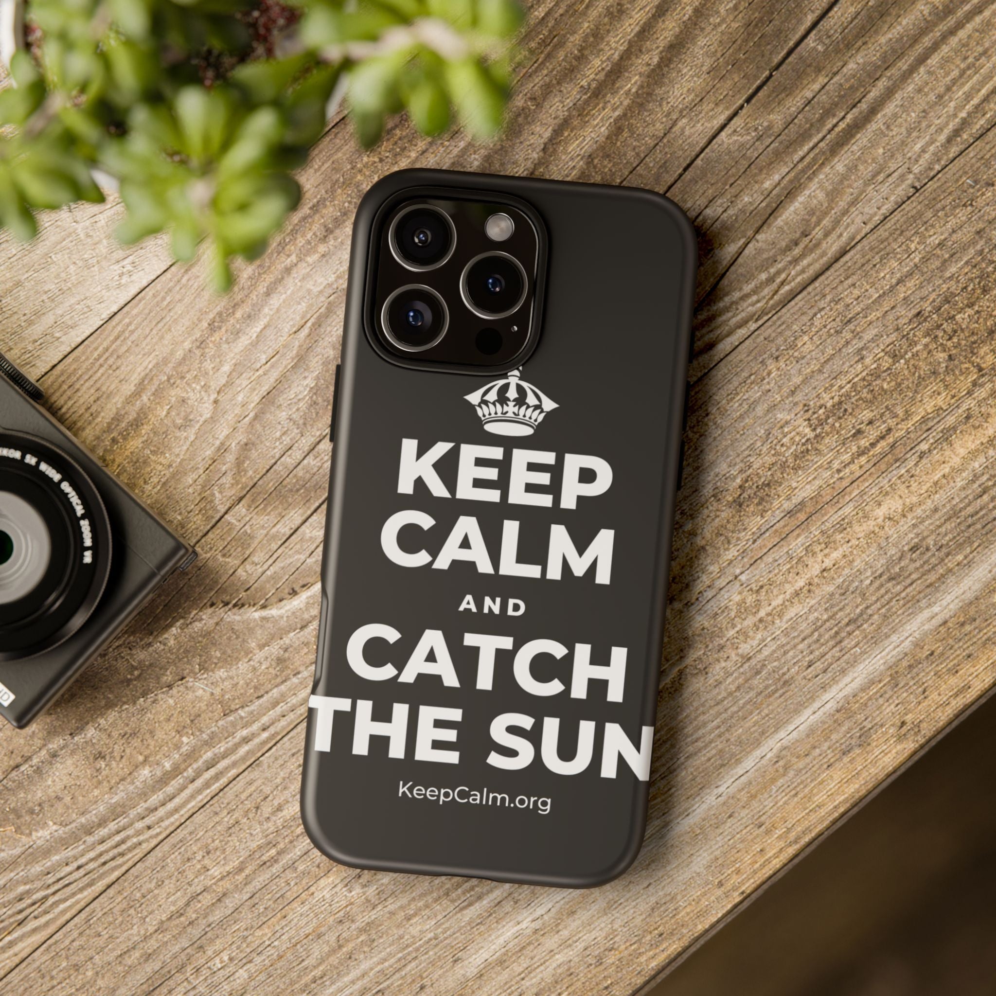 KEEP CALM AND CATCH THE SUN Phone Case