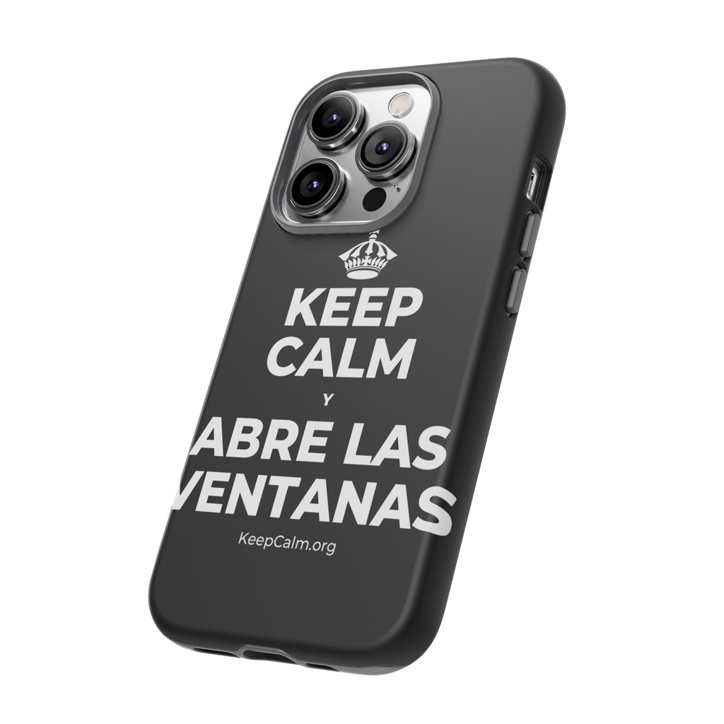 KEEP CALM Y ABRE LAS VENTANAS Phone Case