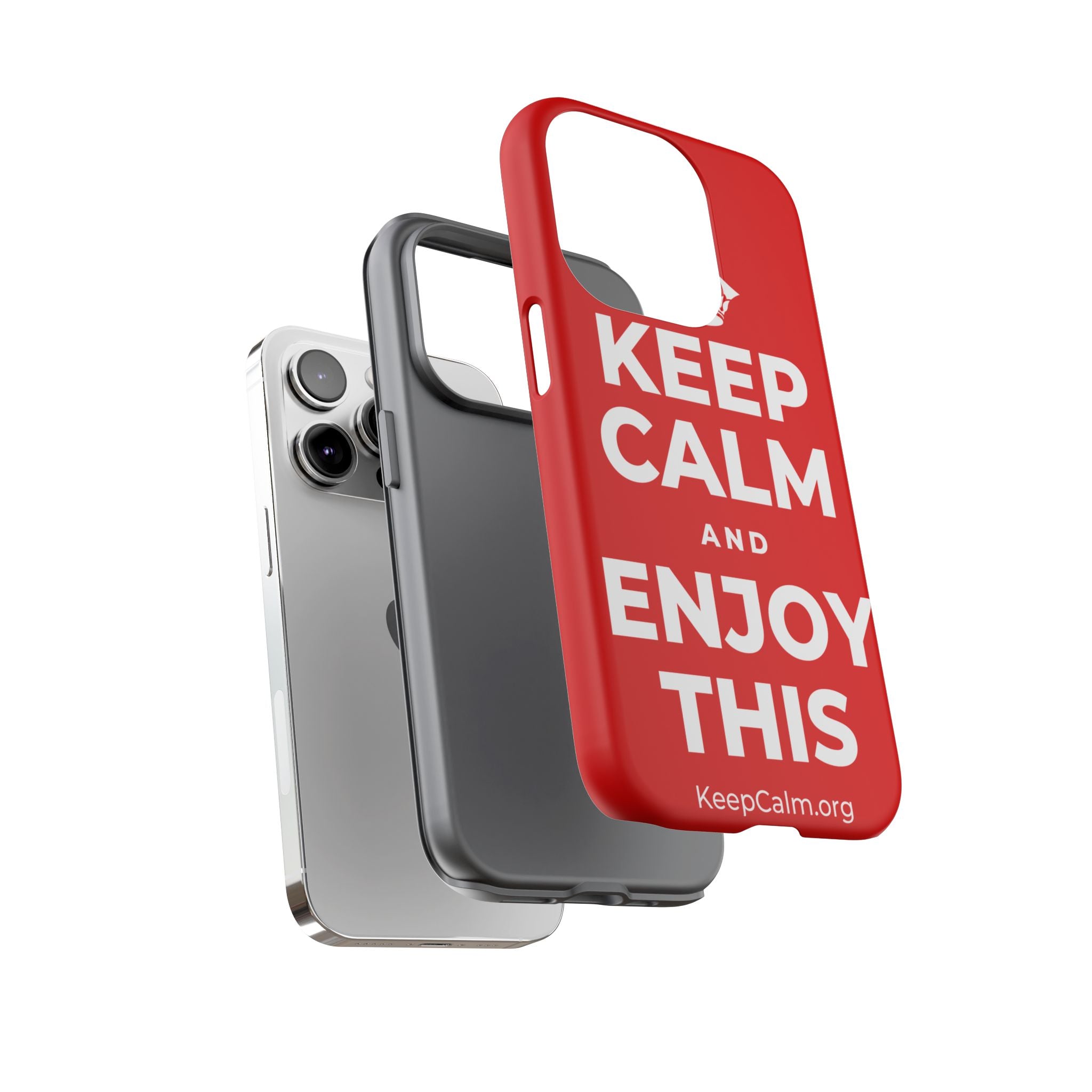 KEEP CALM AND ENJOY THIS Phone Case
