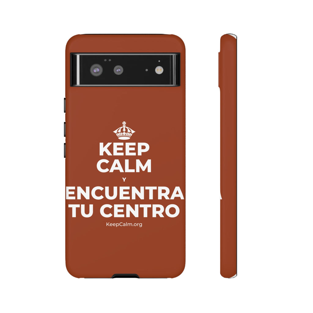 KEEP CALM Y ENCUENTRA TU CENTRO Phone Case