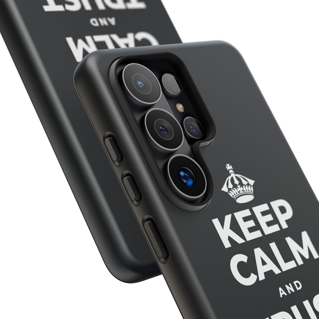 KEEP CALM AND TRUST YOURSELF Phone Case (Dark)