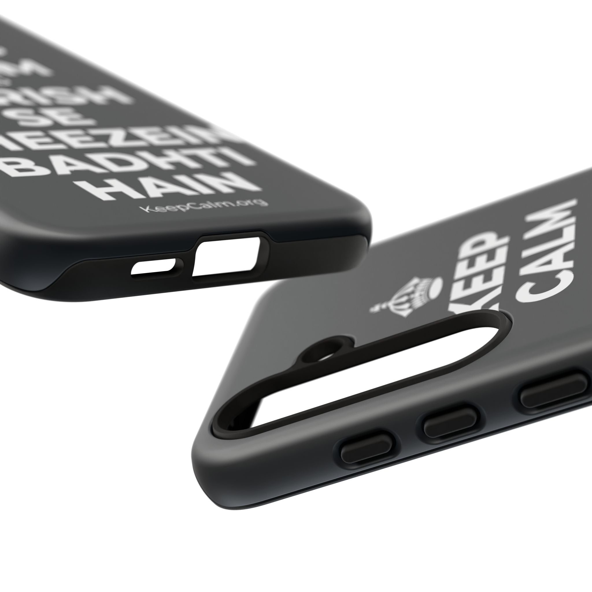 KEEP CALM AND BARISH SE CHEEZEIN BADHTI HAIN Phone Case (Dark)