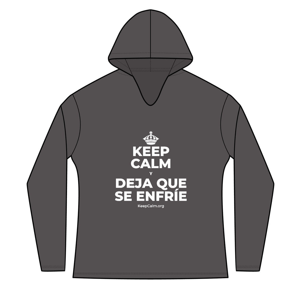 KEEP CALM Y DEJA QUE SE ENFRÍE Women's Long Sleeve Hoodie