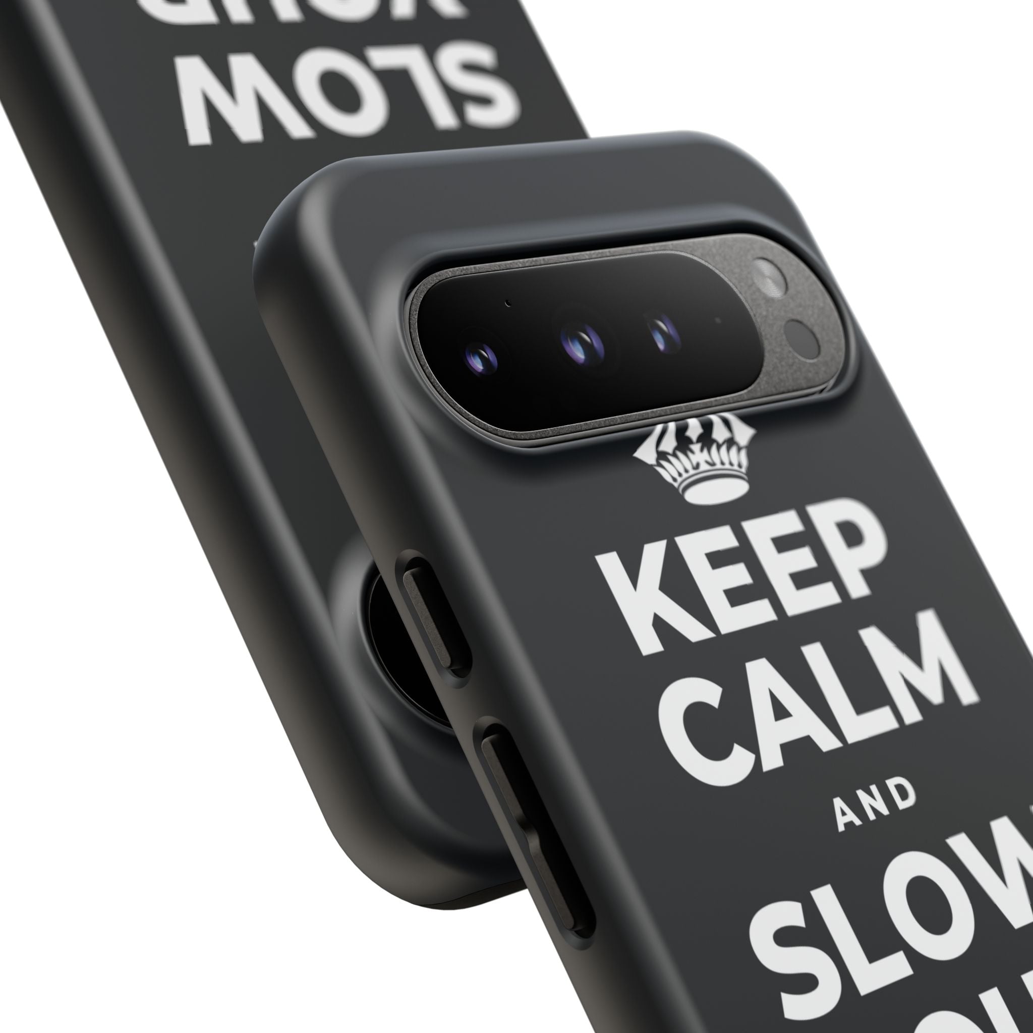 KEEP CALM AND SLOW YOUR SUMMER DAYS Phone Case (Dark)