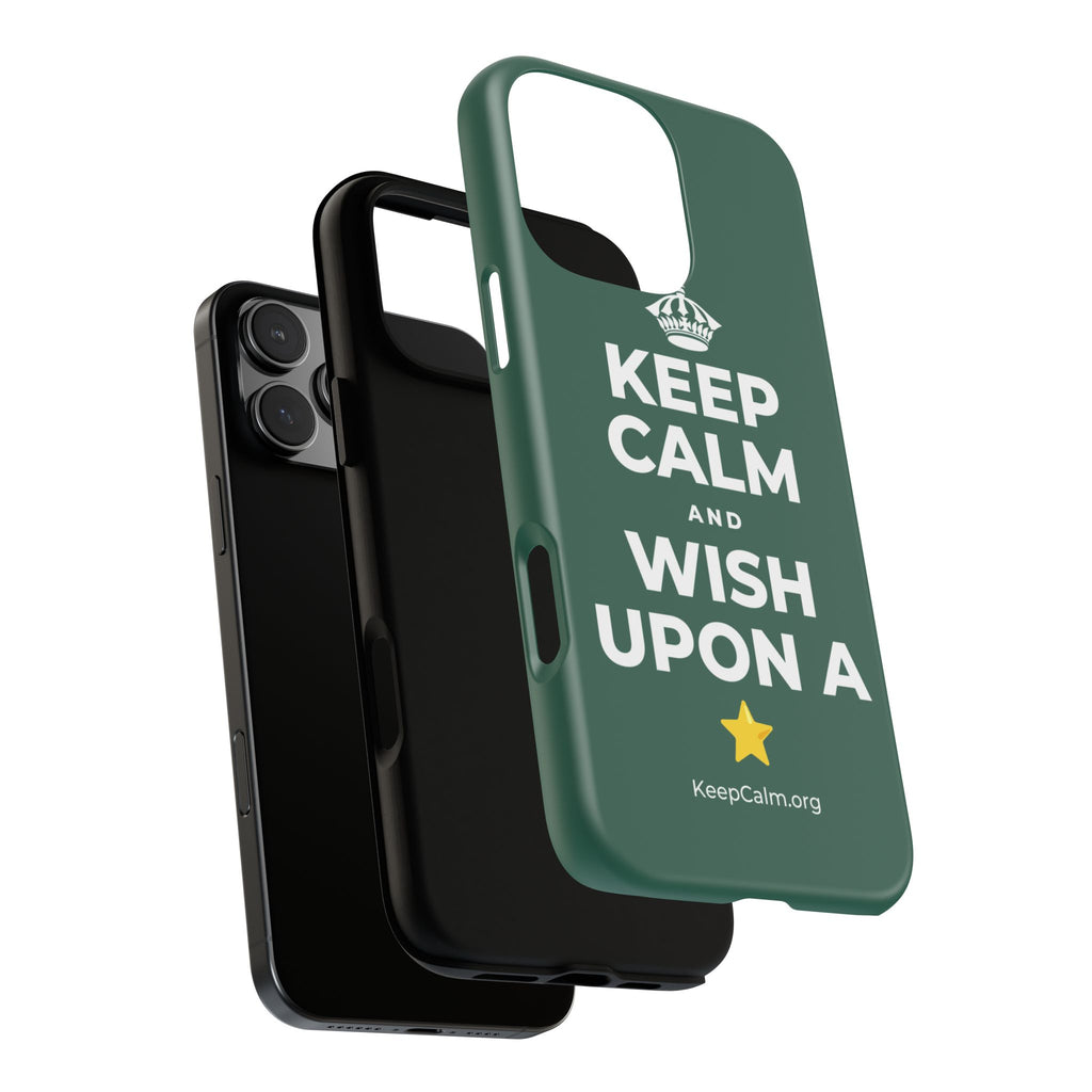 KEEP CALM AND WISH UPON A ⭐ Phone Case