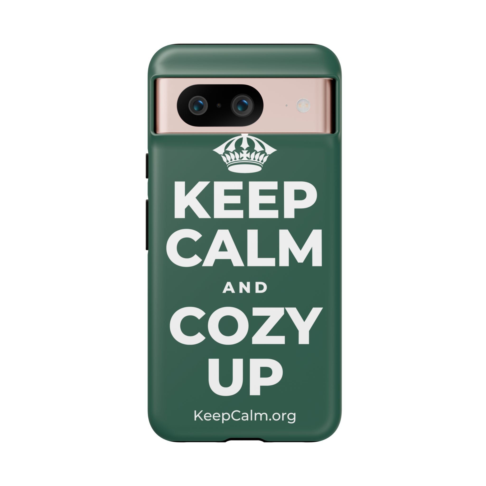 KEEP CALM AND COZY UP Phone Case
