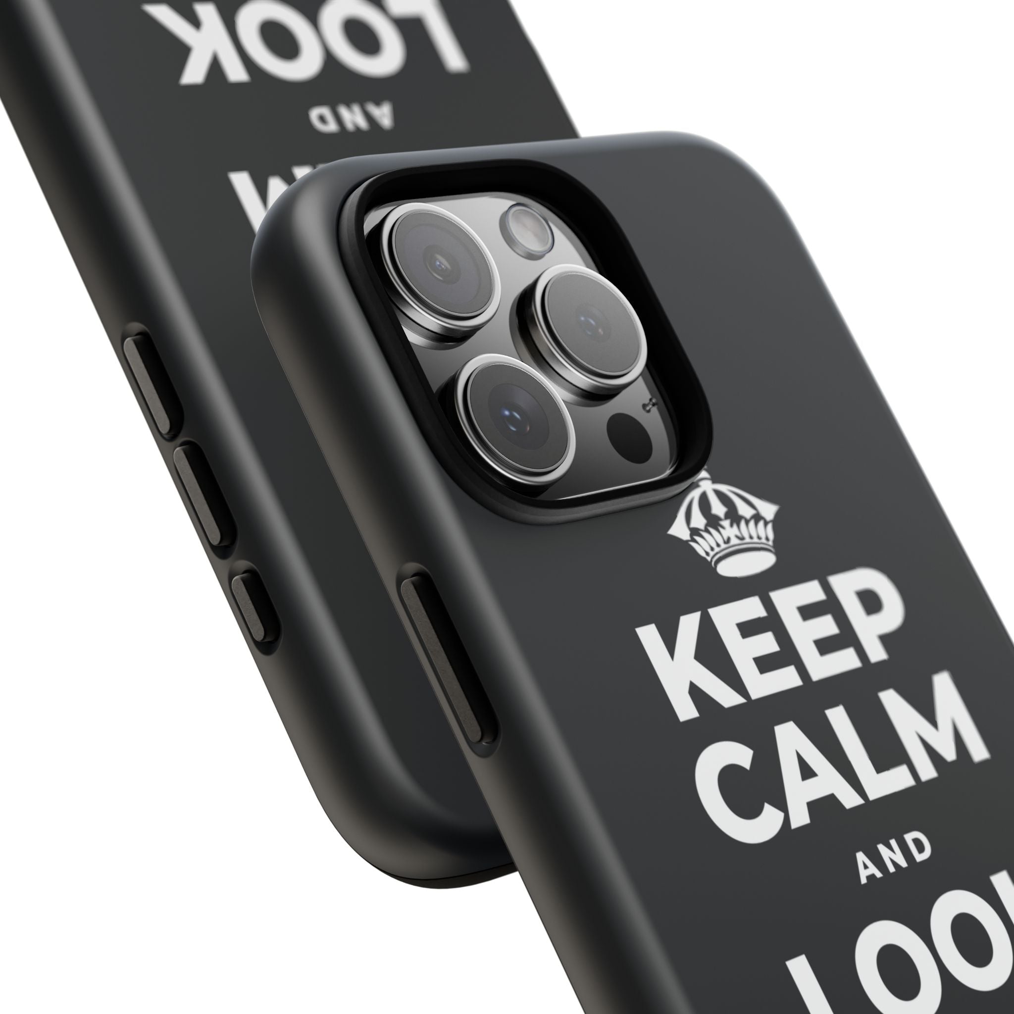 KEEP CALM AND LOOK FOR THE LIGHT Phone Case (Dark)