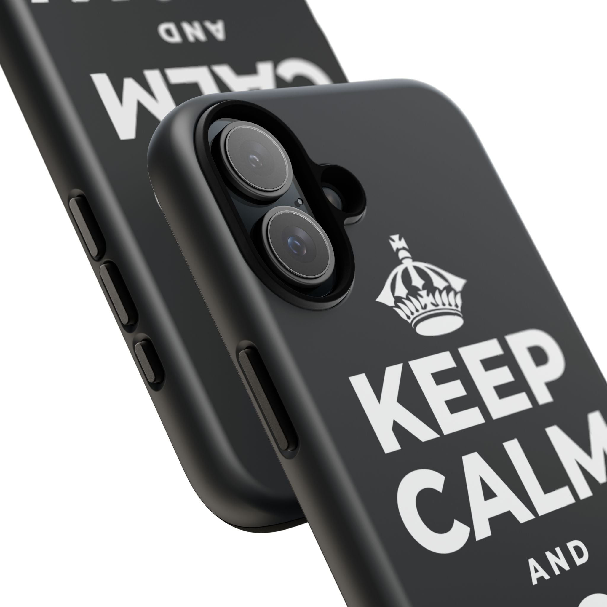 KEEP CALM AND GROW GENTLY Phone Case (Dark)
