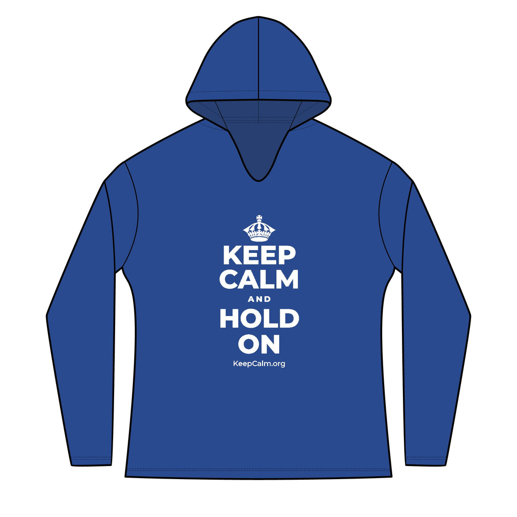 KEEP CALM AND HOLD ON Women's Long Sleeve Hoodie