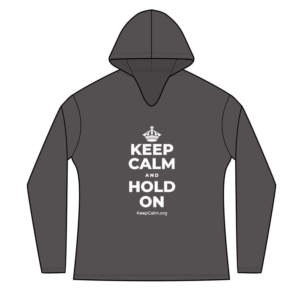 KEEP CALM AND HOLD ON Women's Long Sleeve Hoodie