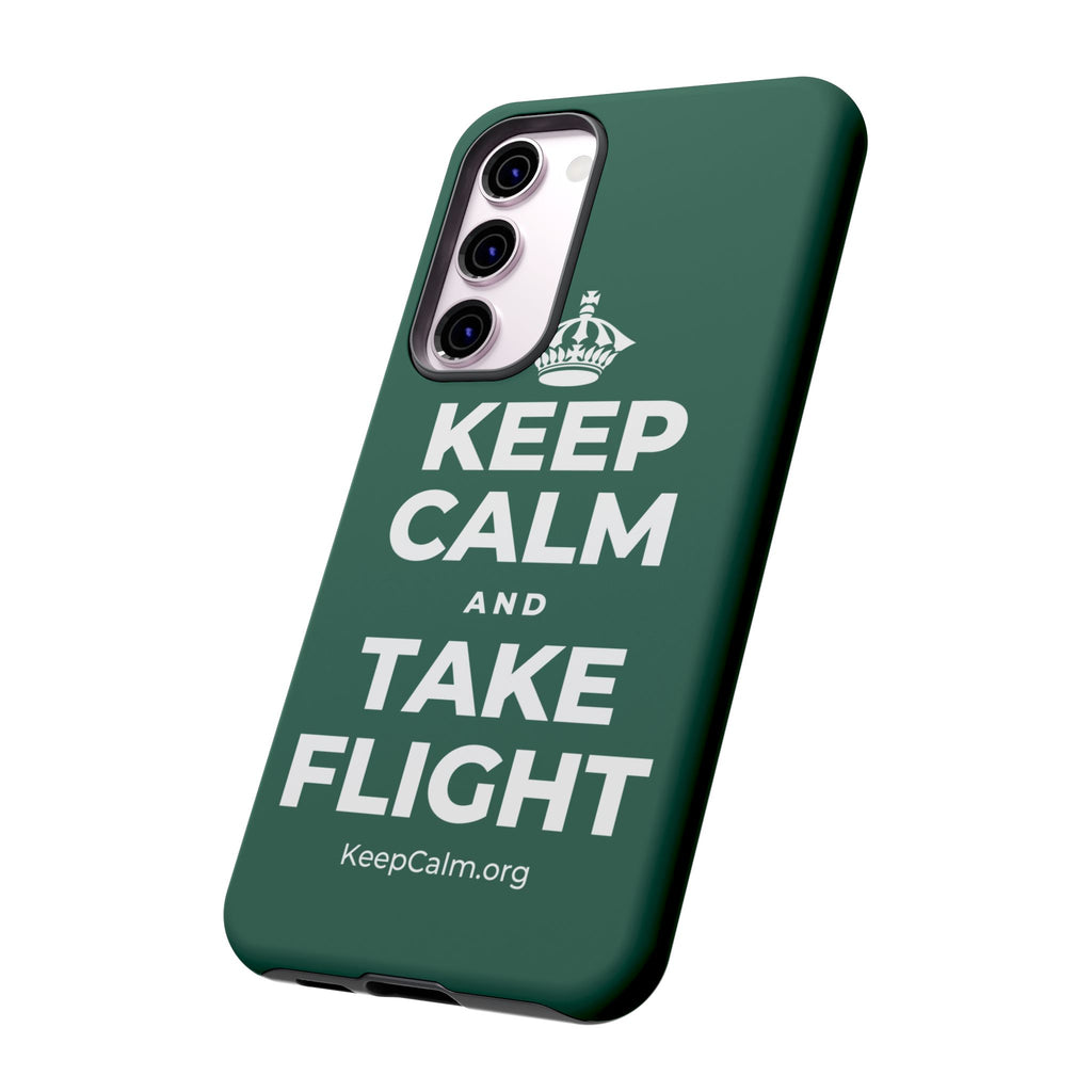 KEEP CALM AND TAKE FLIGHT Phone Case