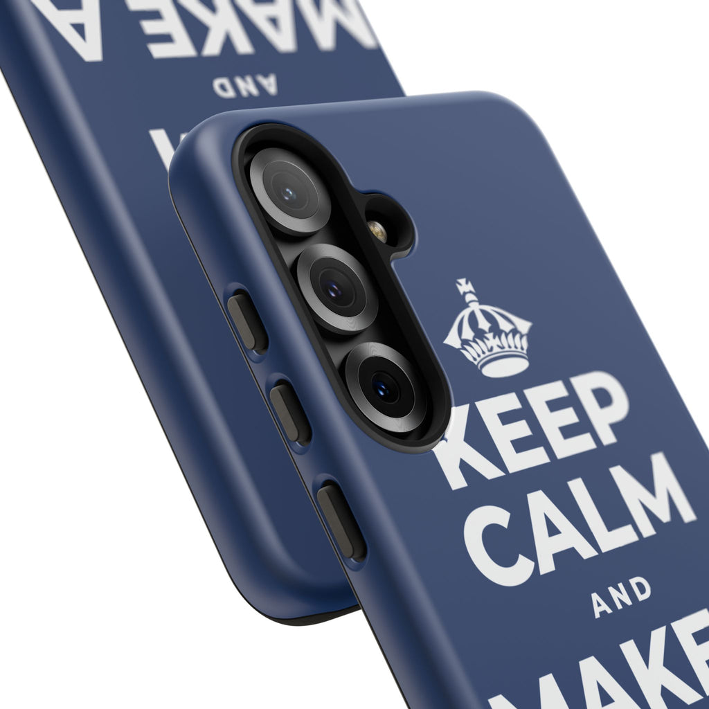 KEEP CALM AND MAKE A WARM MEMORY Phone Case