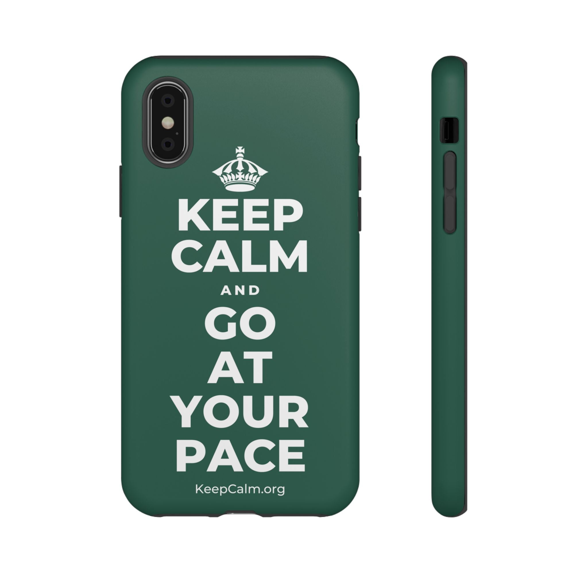 KEEP CALM AND GO AT YOUR PACE Phone Case