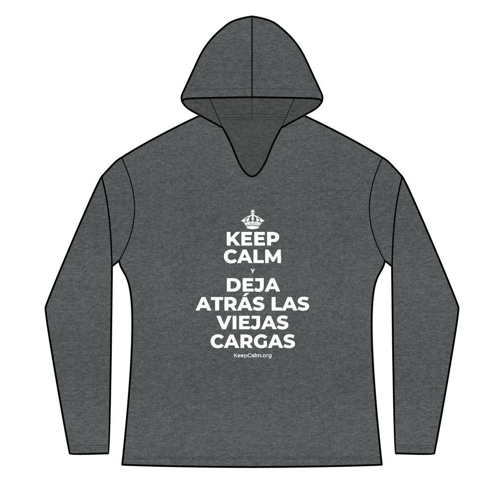 KEEP CALM Y DEJA ATRÁS LAS VIEJAS CARGAS Women's Long Sleeve Hoodie