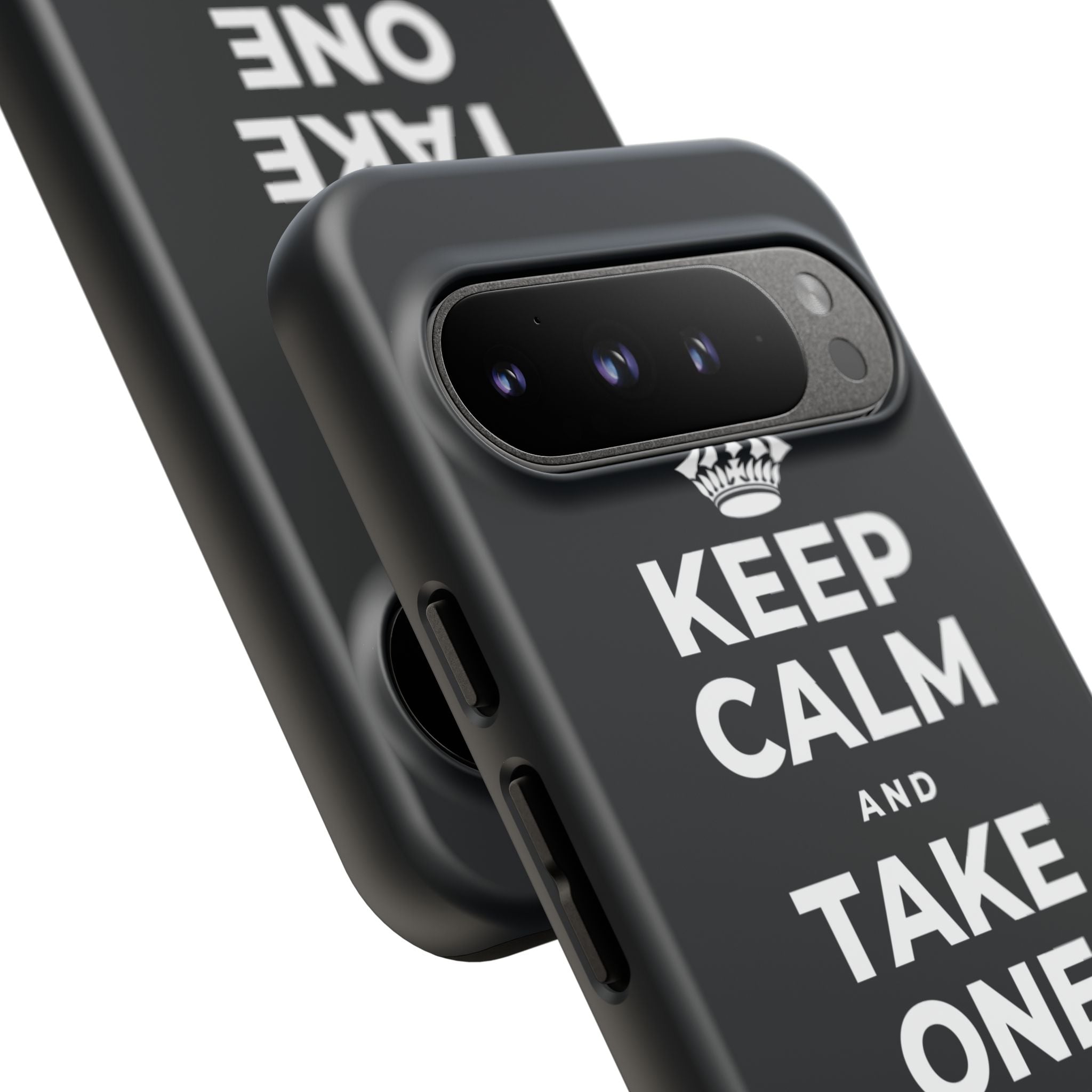 KEEP CALM AND TAKE ONE BREATH AT A TIME Phone Case (Dark)