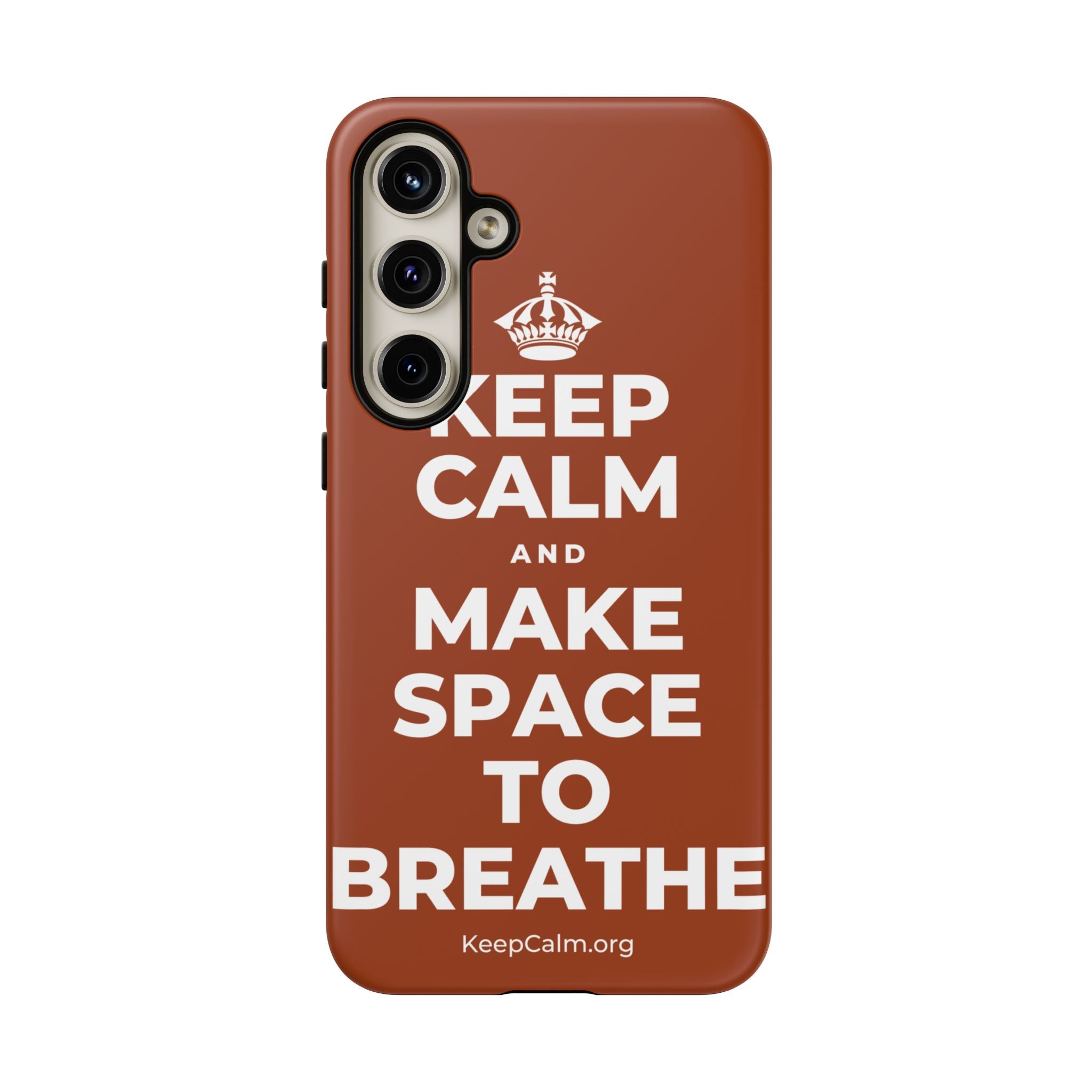 KEEP CALM AND MAKE SPACE TO BREATHE Phone Case