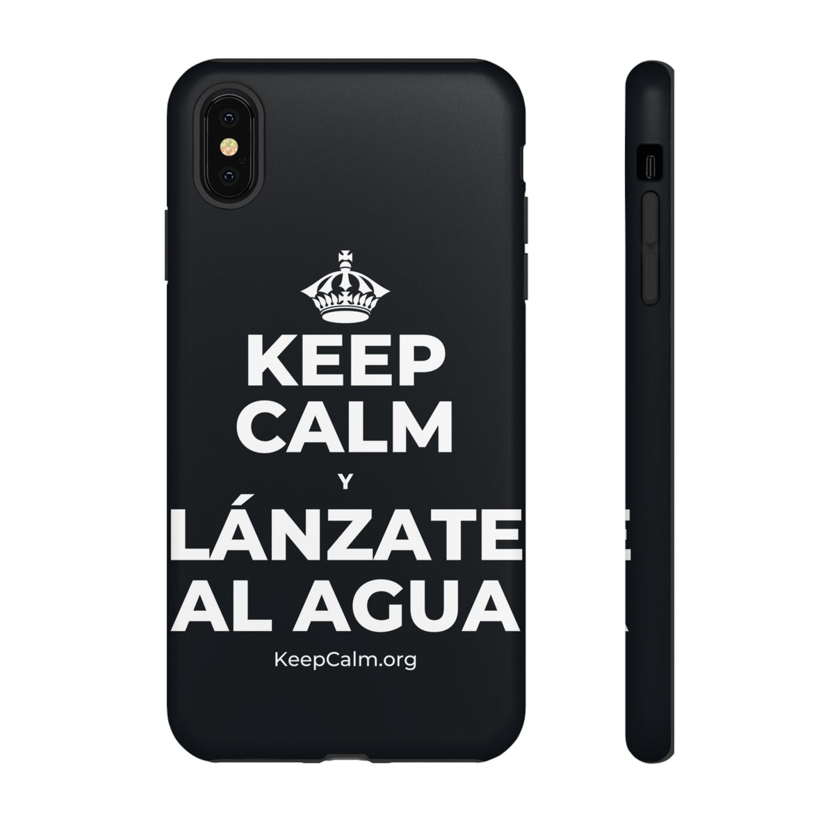 KEEP CALM Y LÁNZATE AL AGUA Phone Case (Dark)