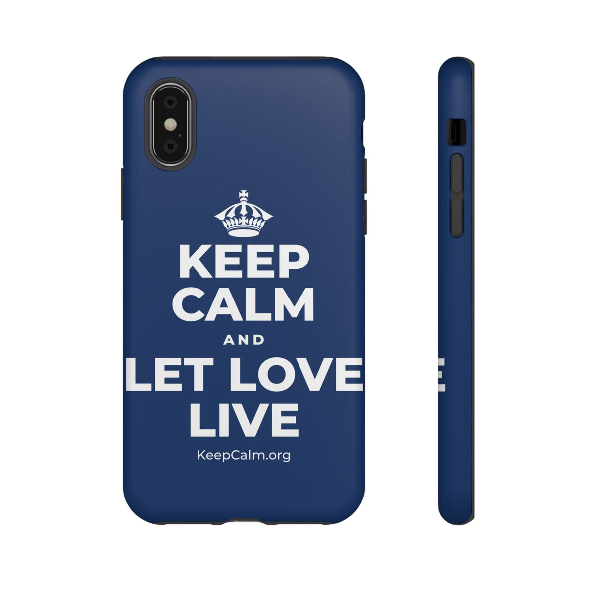 KEEP CALM AND LET LOVE LIVE Phone Case